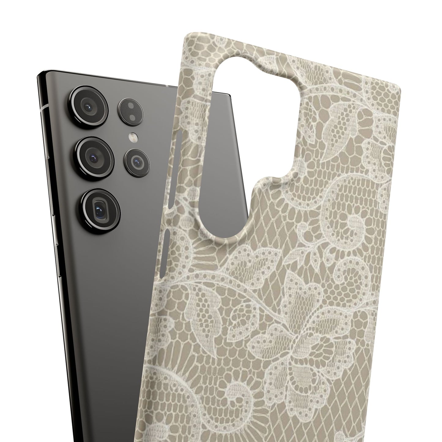 White Lace Phone Case