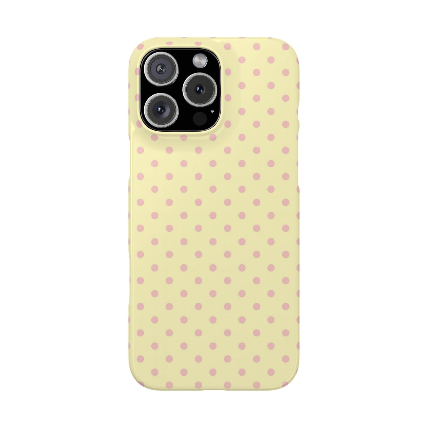 Yellow-Pink Polka Dot Phone Case