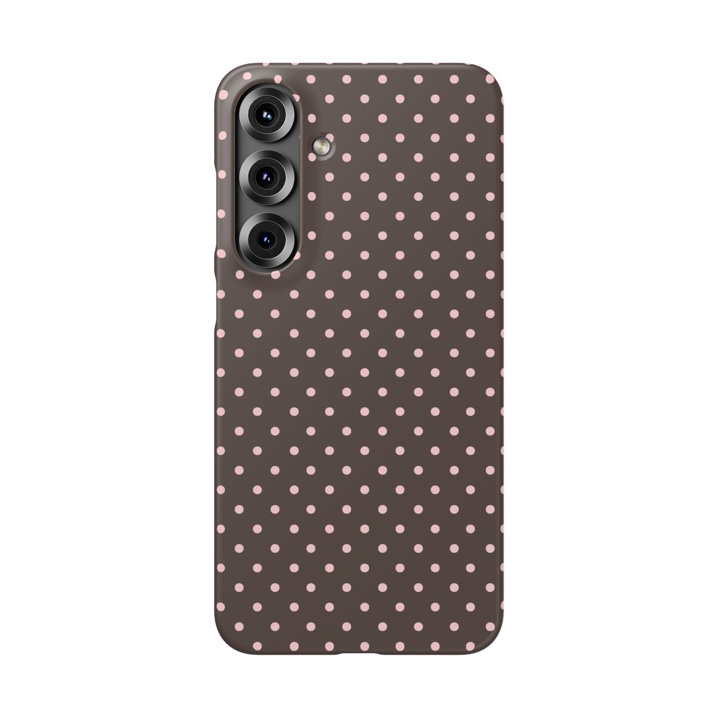 Pink-Brown Polka Dot Phone Case