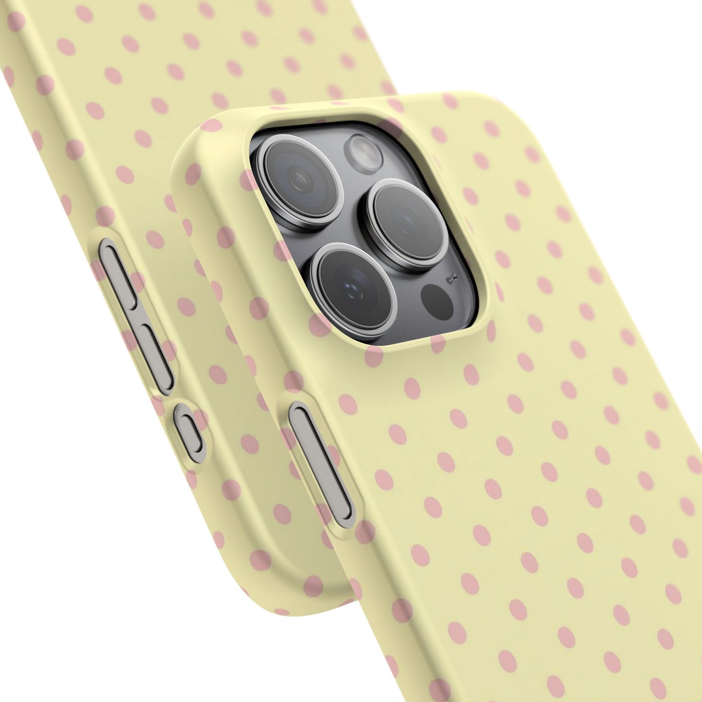 Yellow-Pink Polka Dot Phone Case