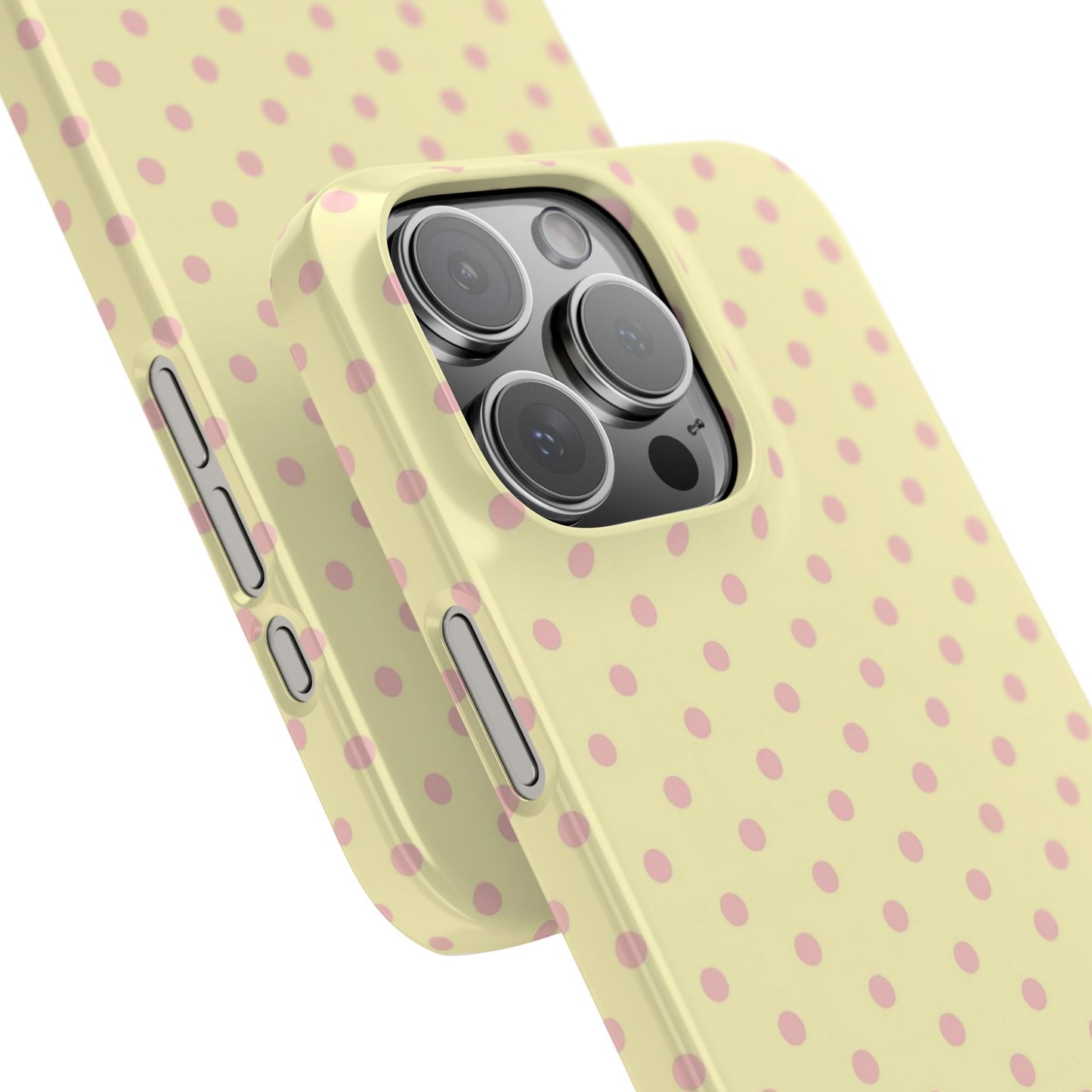 Yellow-Pink Polka Dot Phone Case
