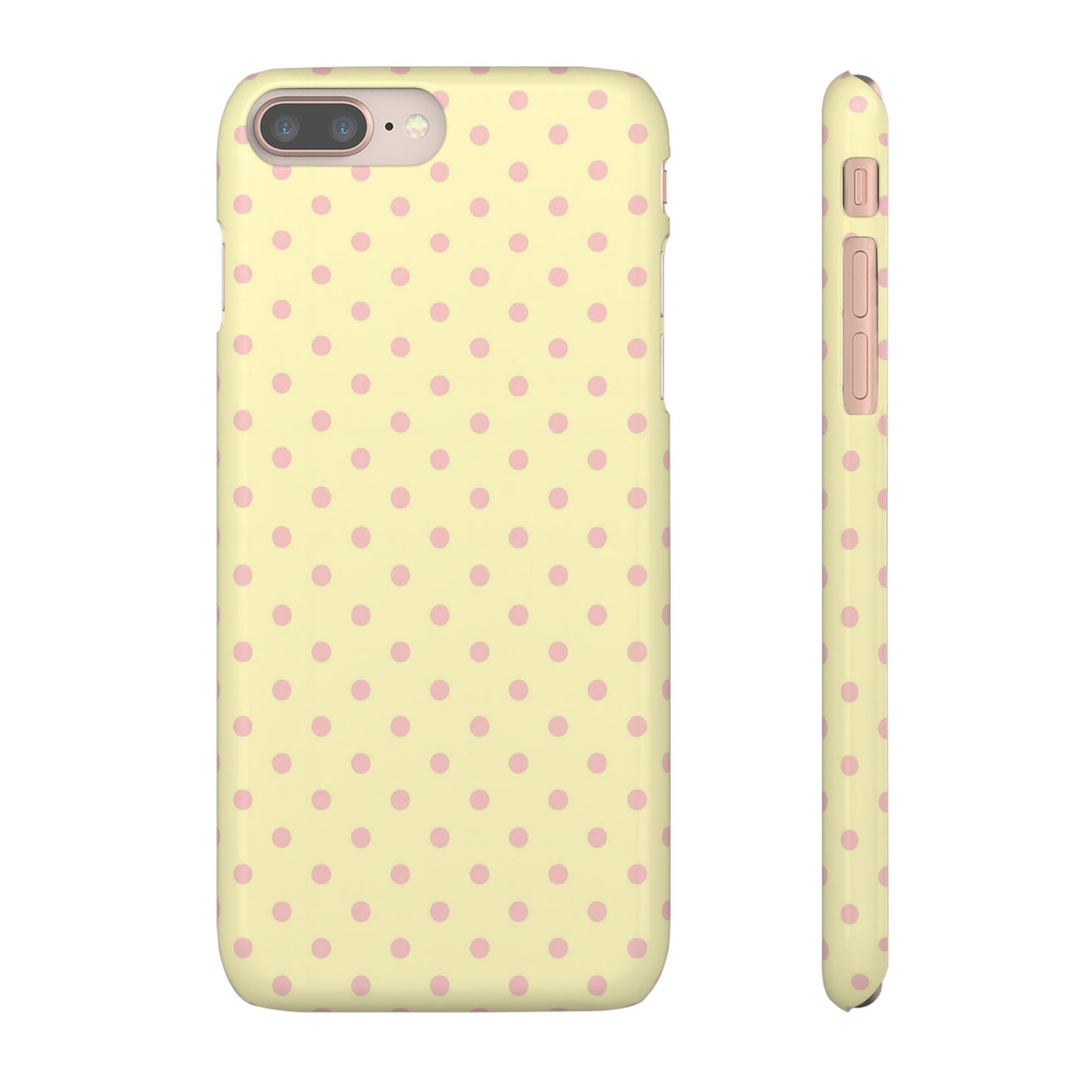 Yellow-Pink Polka Dot Phone Case