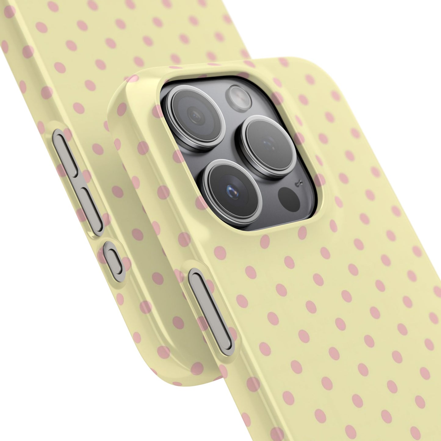 Yellow-Pink Polka Dot Phone Case