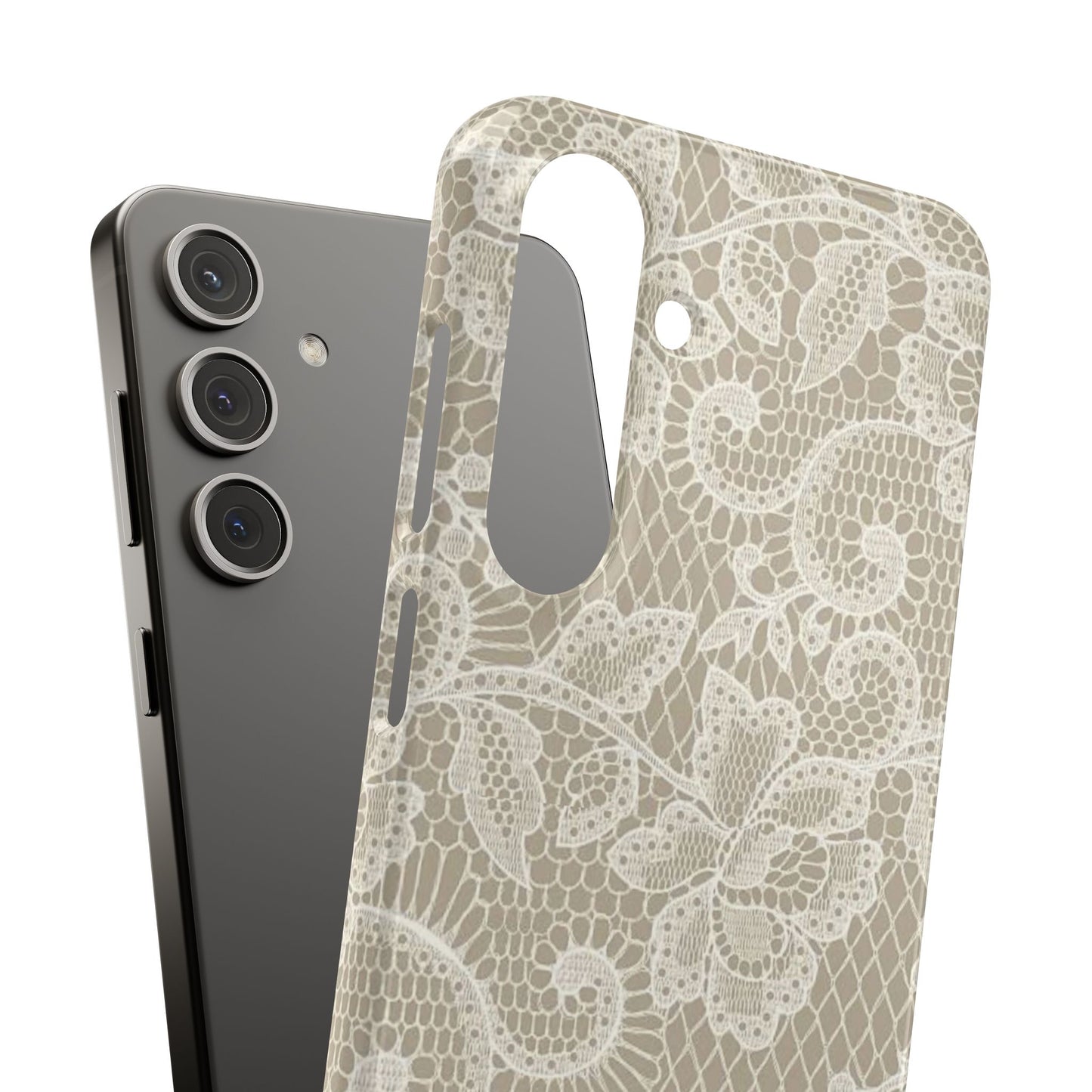 White Lace Phone Case