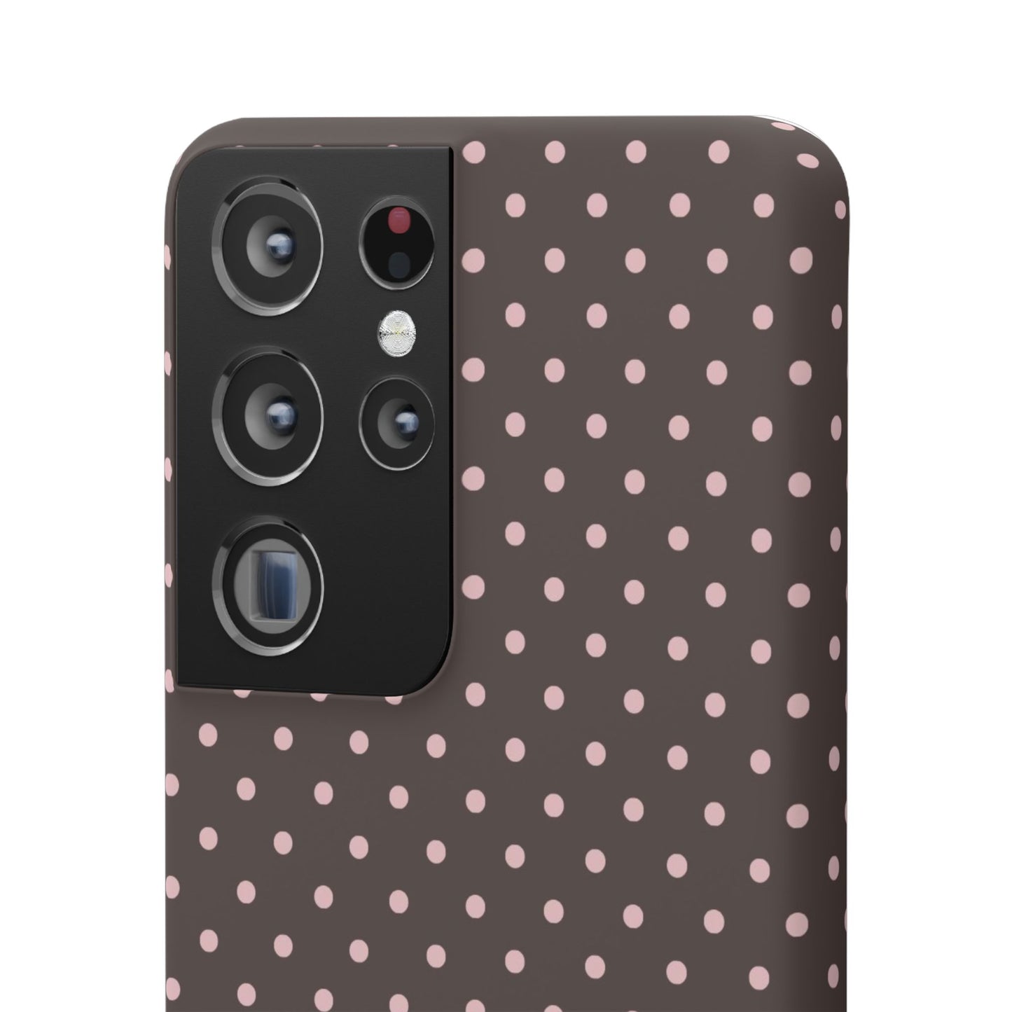 Pink-Brown Polka Dot Phone Case
