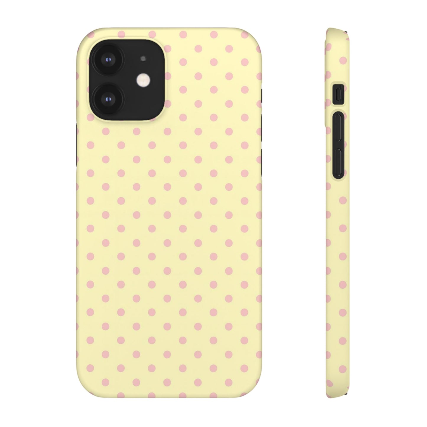 Yellow-Pink Polka Dot Phone Case