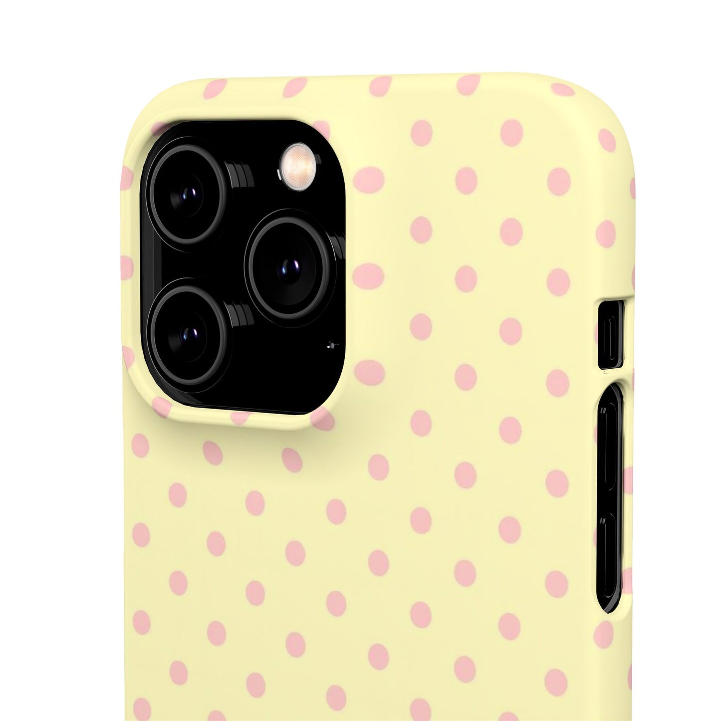 Yellow-Pink Polka Dot Phone Case