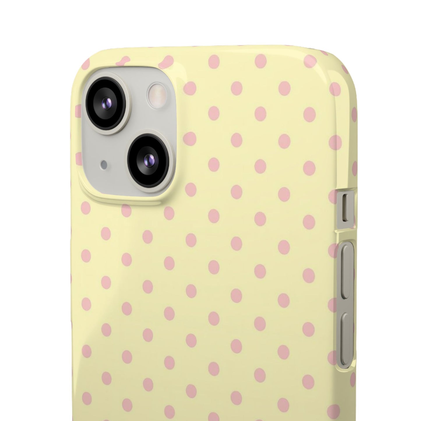 Yellow-Pink Polka Dot Phone Case