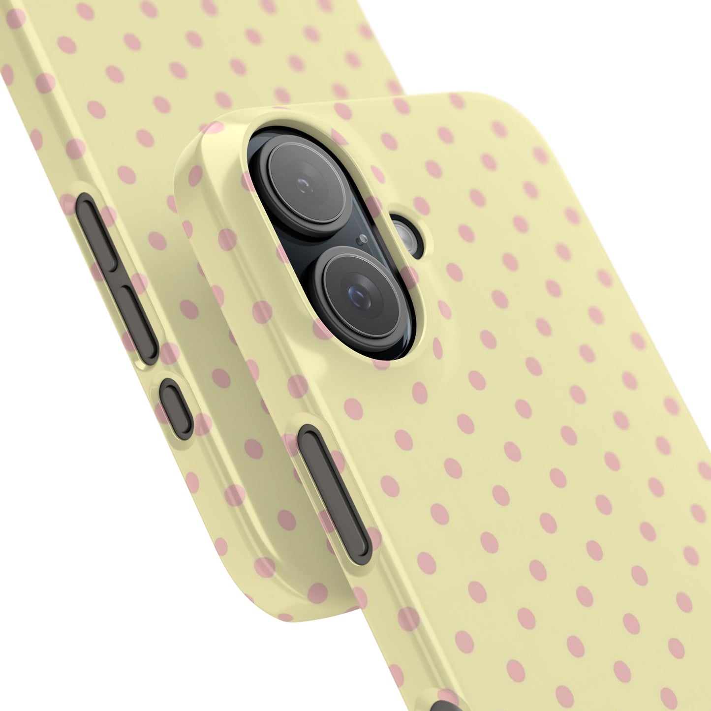 Yellow-Pink Polka Dot Phone Case