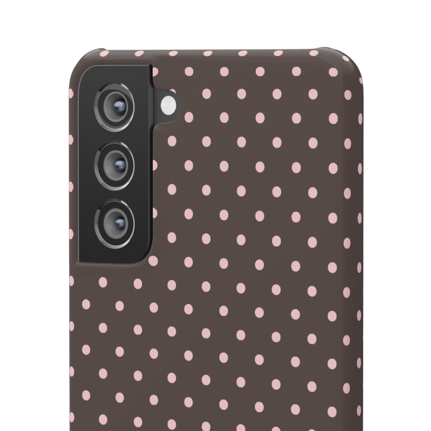 Pink-Brown Polka Dot Phone Case